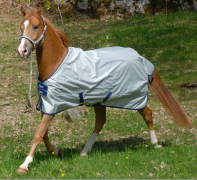 Bucas SunShower kesäsadeloimi, (135cm), vaaleanharmaa